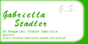 gabriella stadler business card